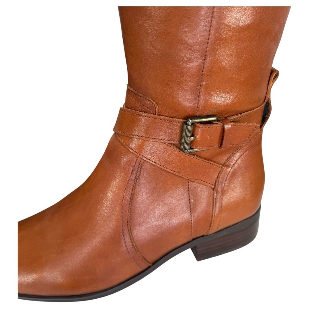 Naturalizer Rena Tan Leather Knee High Wide Calf Womens Boots Size 6M - Picture 11 of 13